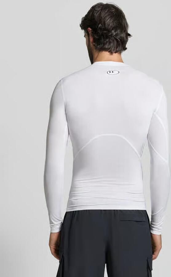Under Armour UA HG Armor Comp Longsleeve 1361524 White Heren - Foto 4