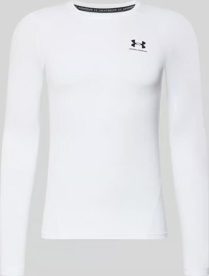 Under Armour UA HG Armor Comp Longsleeve 1361524 White Heren - Foto 2