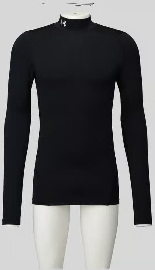 Under Armour Shirt met lange mouwen opstaande kraag en logostitching - Foto 7