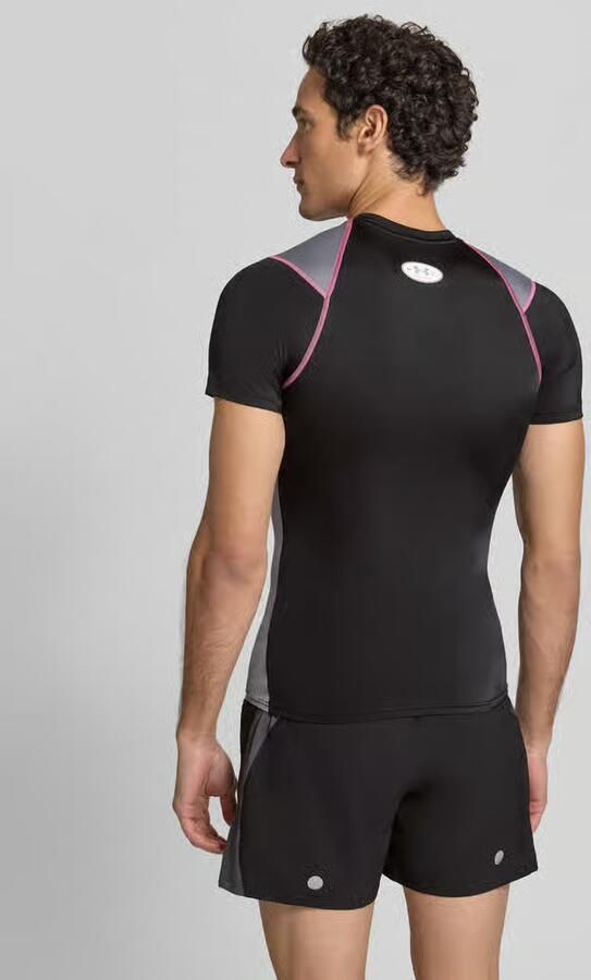 Under Armour slim fit sport-t-shirt met contrasterende naden model 'HeatGear ' - Foto 2