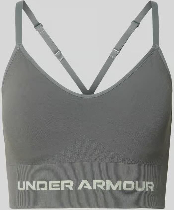 Under Armour Slim fit sportbeha met Logoprint Model 'Vanish' - Foto 2