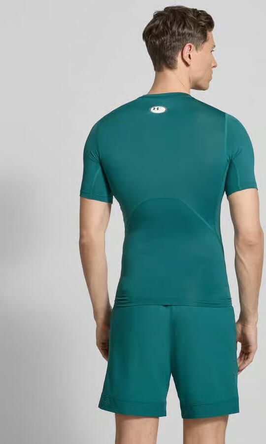 Under Armour Slim fit T-shirt met logoprint