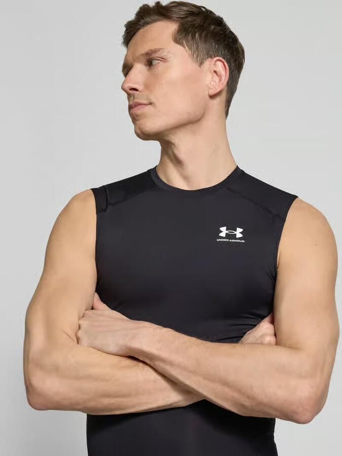 Under Armour Compressie Mouwloze Basislaag Black Heren - Foto 2