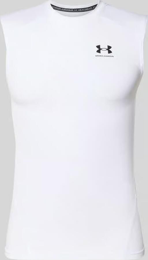 Under Armour Compressie Mouwloze Basislaag White Heren