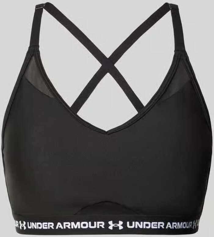 Under Armour Sport-bh met labelopschrift model 'UA Crossback Low Bra' - Foto 2