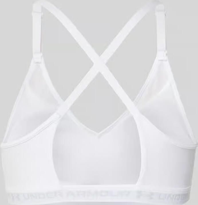 Under Armour Sport-bh met labelopschrift model 'UA Crossback Low Bra' - Foto 2