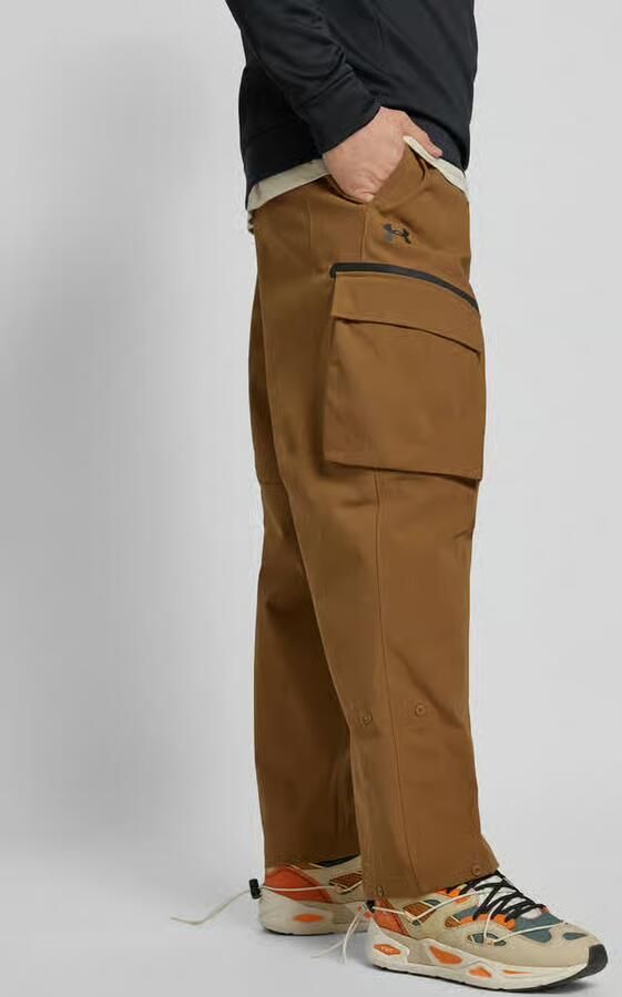 Under Armour Straight leg geruite broek met elastische band model 'Unstoppable'