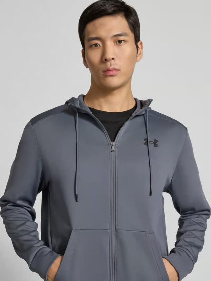 Under Armour Sweatjack met labelprint - Foto 3