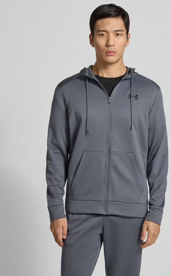 Under Armour Sweatjack met labelprint - Foto 5