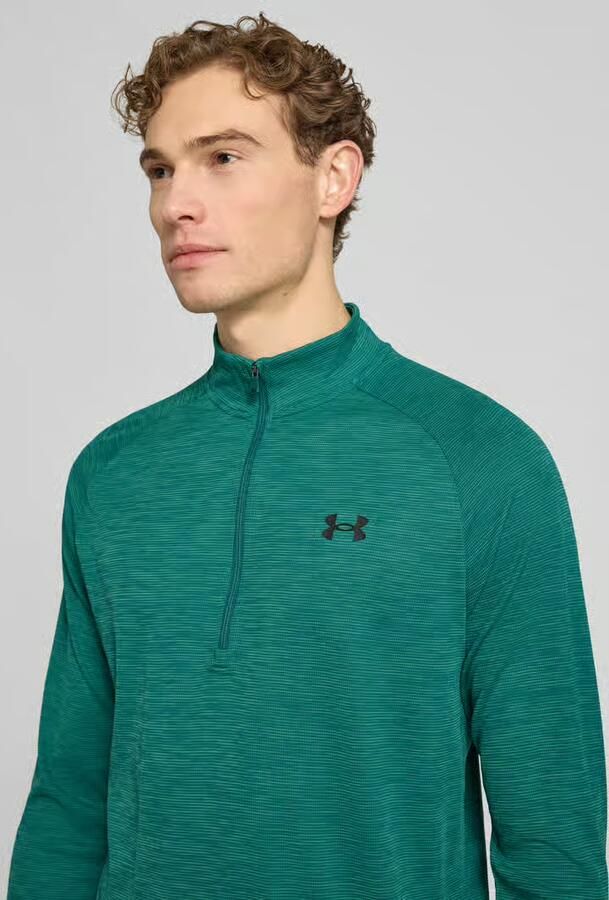 Under Armour sweatshirt met korte ritssluiting en logoprint