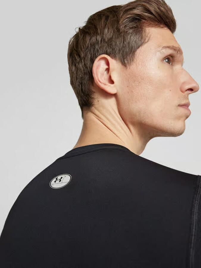 Under Armour Hg Zwart Hardloop Compressie T-shirt Heren - Foto 3