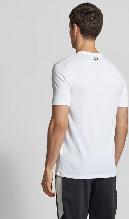 Under Armour Regular fit T-shirt met logoprint model 'Left'