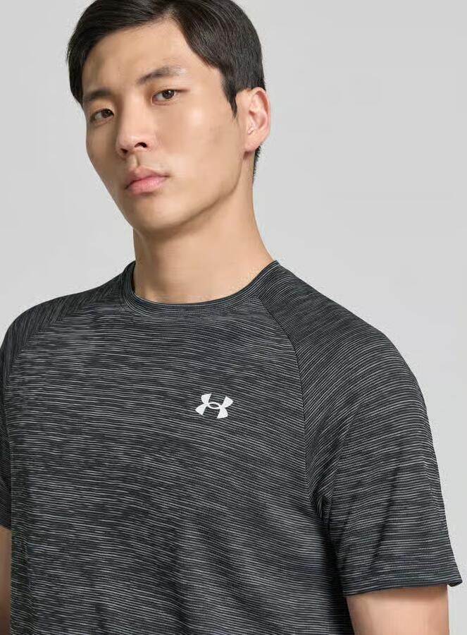 Under Armour t-shirt met labelprint model 'Tech' - Foto 3