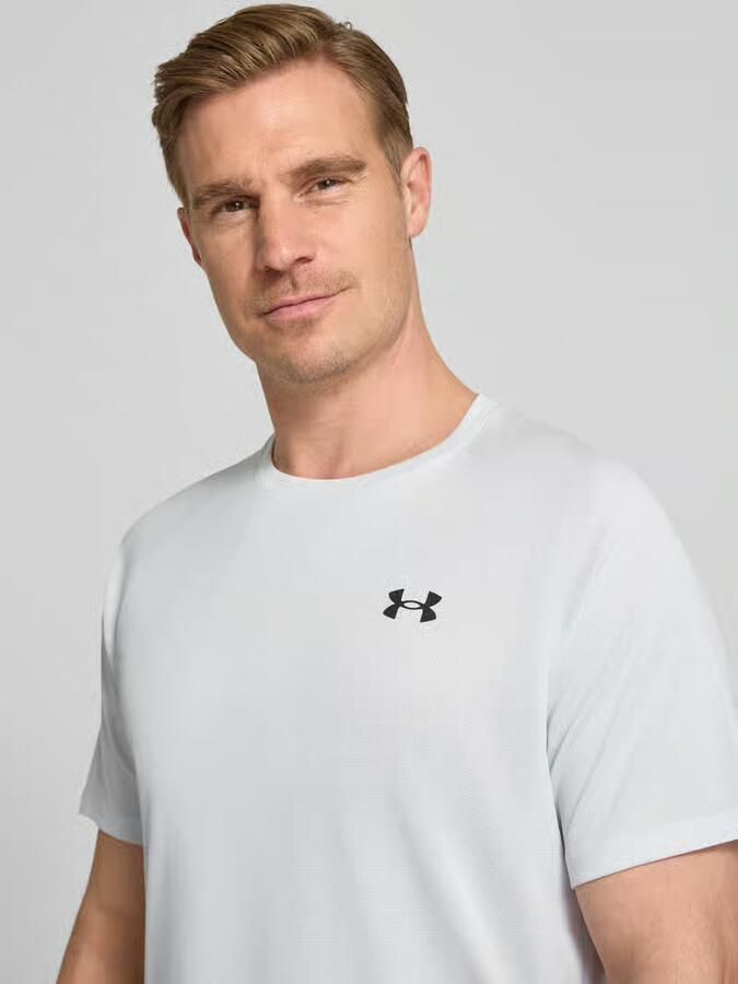 Under Armour t-shirt met labelprint model 'Tech' - Foto 2