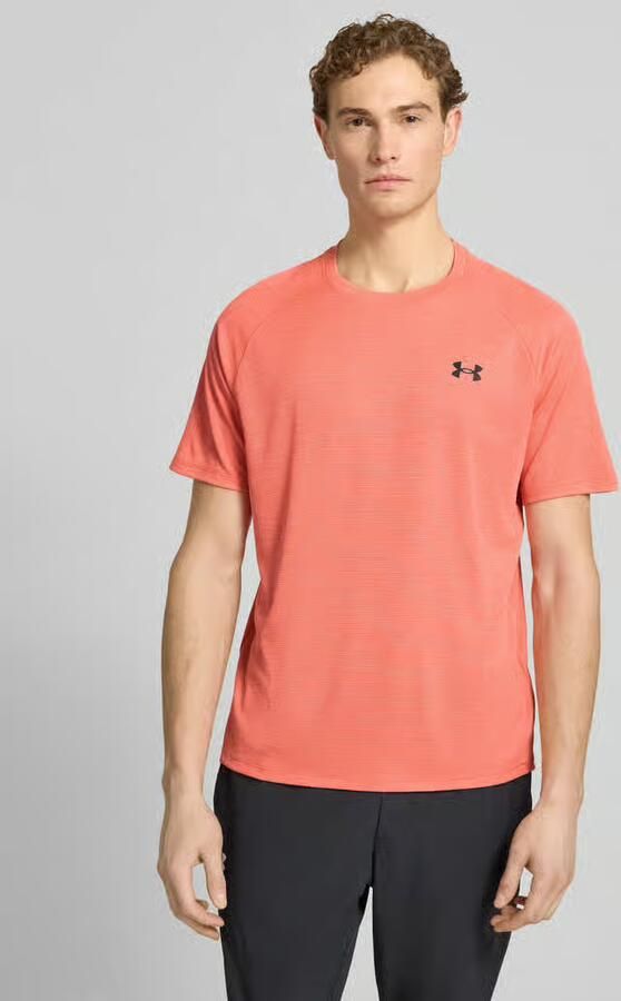 Under Armour t-shirt met labelprint model 'Tech' - Foto 4