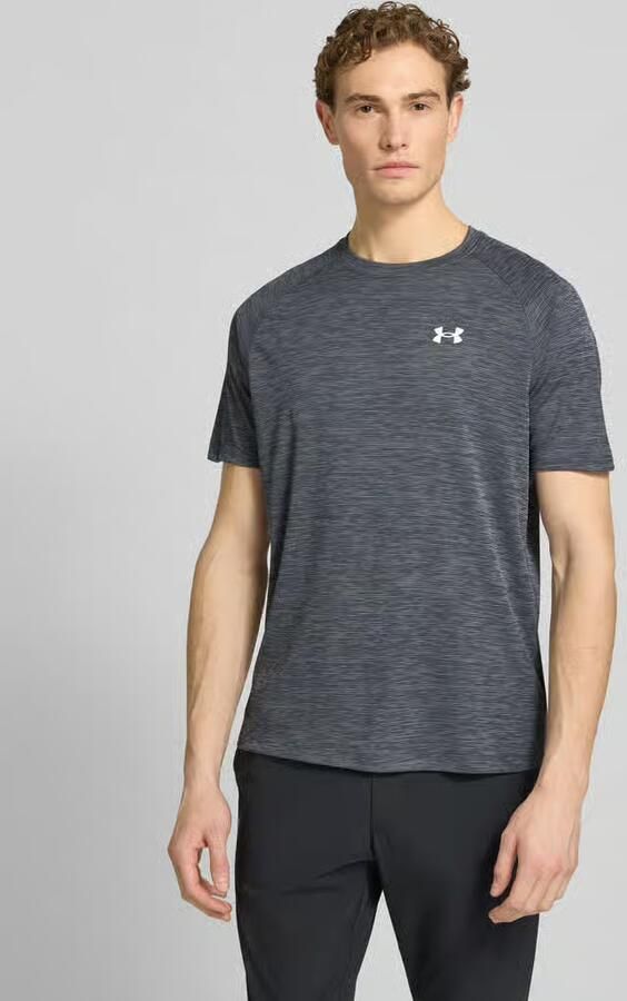 Under Armour t-shirt met labelprint model 'Tech' - Foto 5
