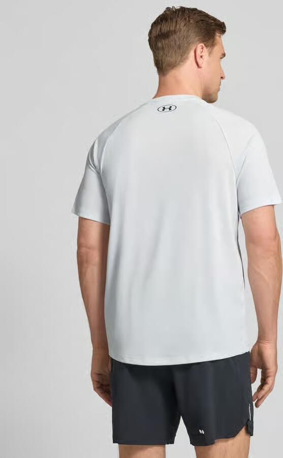 Under Armour t-shirt met labelprint model 'Tech' - Foto 4