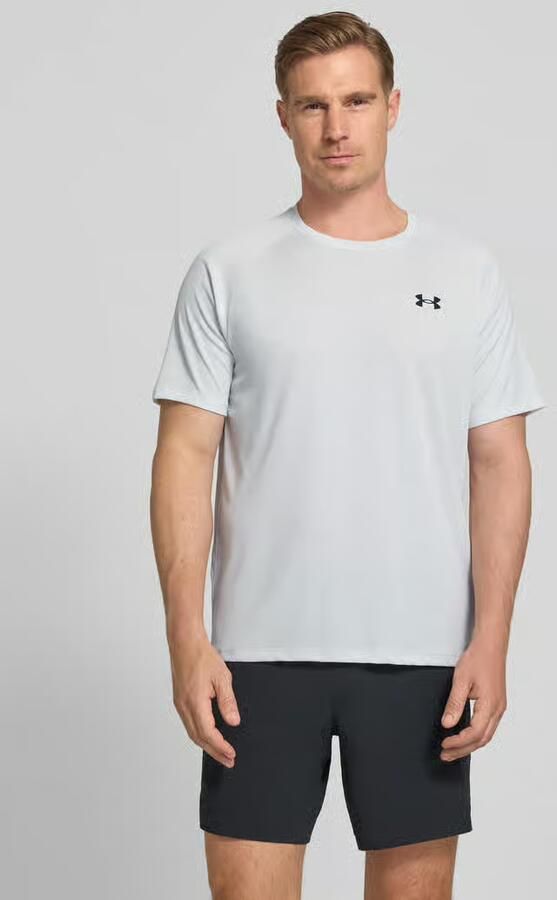 Under Armour t-shirt met labelprint model 'Tech' - Foto 5