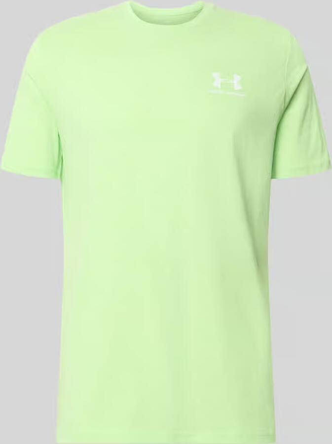 Under Armour T-shirt met logo en ronde hals