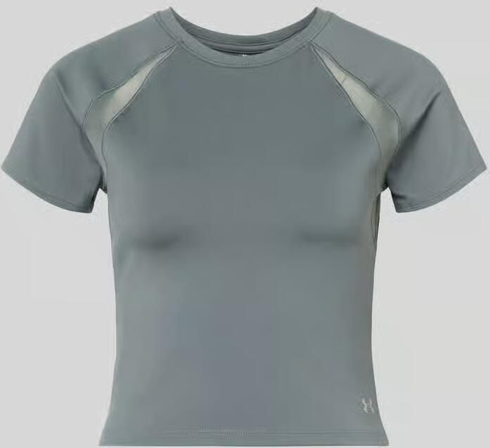 Under Armour T-shirt met mesh inzetten en logo