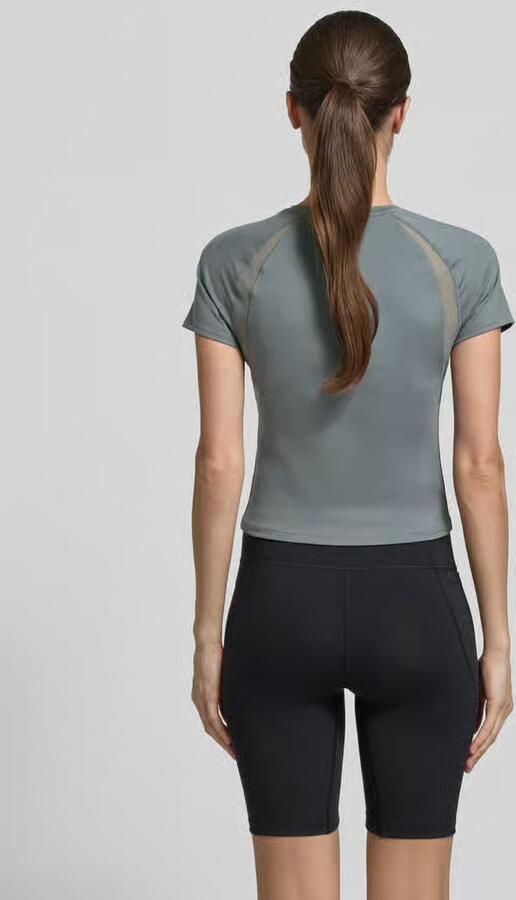 Under Armour T-shirt met mesh-inzetten en logo - Foto 3