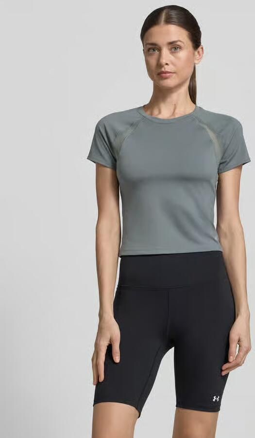 Under Armour T-shirt met mesh-inzetten en logo - Foto 2