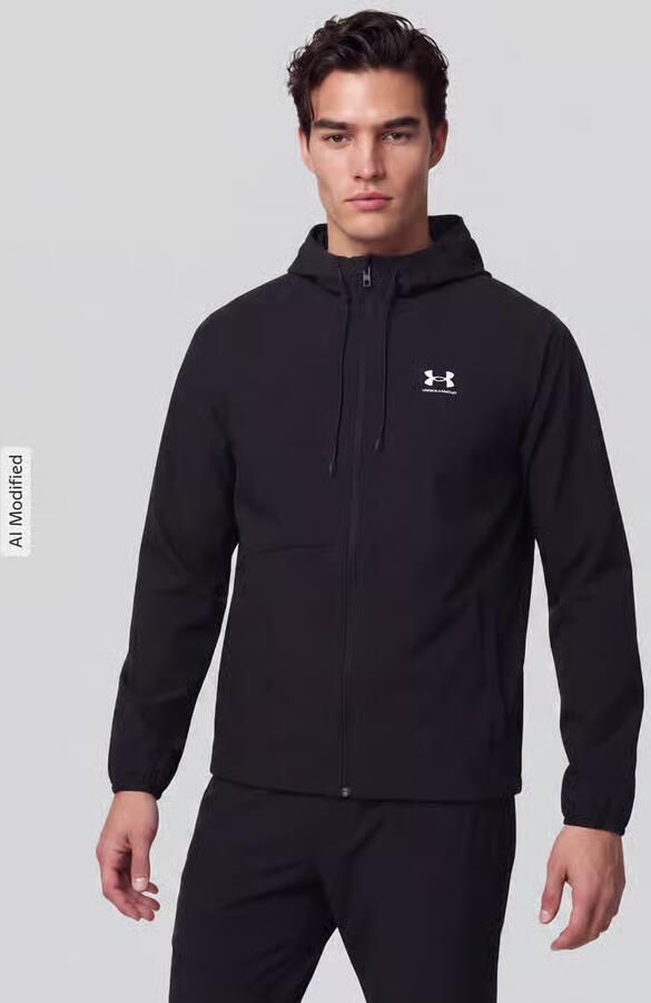 Under Armour Regular fit trainingsjack met capuchon - Foto 3