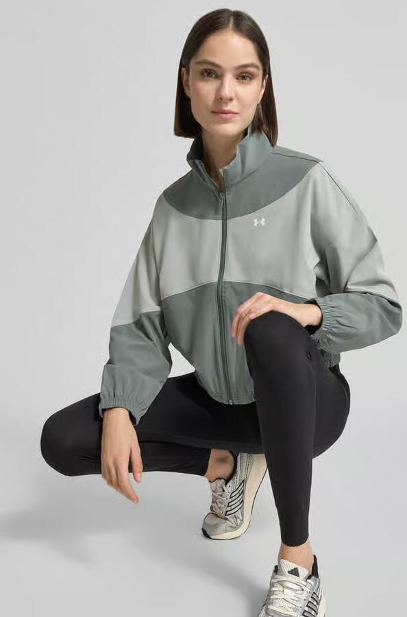 Under Armour Trainingsjack met opstaande kraag en steekzakken