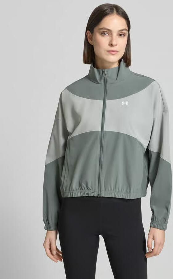 Under Armour Trainingsjack met opstaande kraag en steekzakken - Foto 4