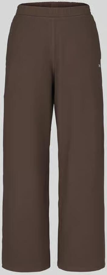 Under Armour wide leg broek van sweatstof met logoprint
