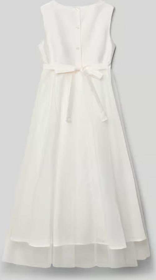 Une Hautre Couture jurk met bloe detail - Foto 3