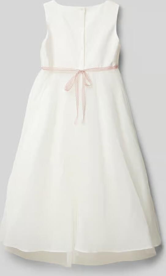 Une Hautre Couture Jurk met bloe applicatie - Foto 2