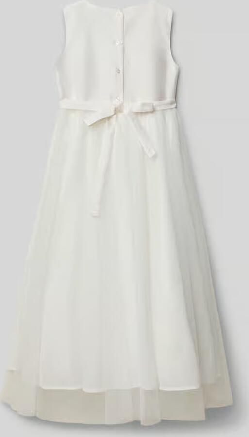 Une Hautre Couture Regular fit jurk met gebloemde garnering
