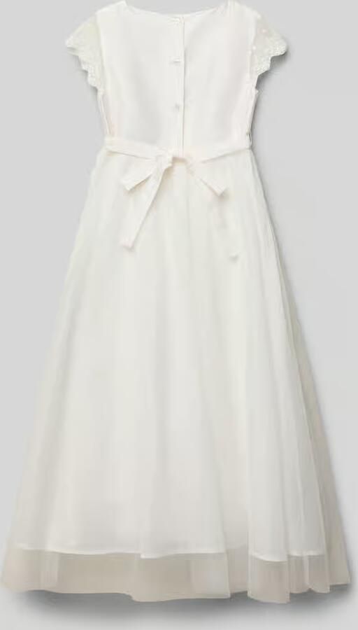 Une Hautre Couture Maxi-jurk met ronde hals - Foto 3