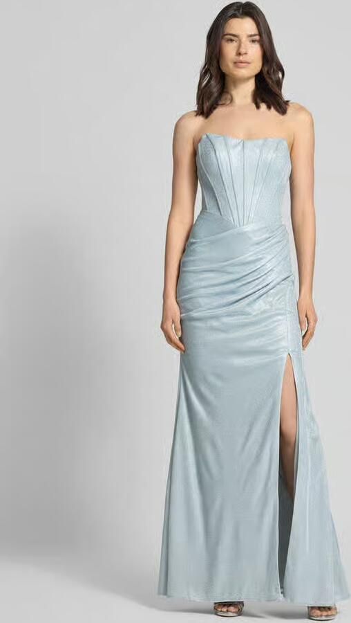 Unique Slim fit avondjurk in glitterlook - Foto 2