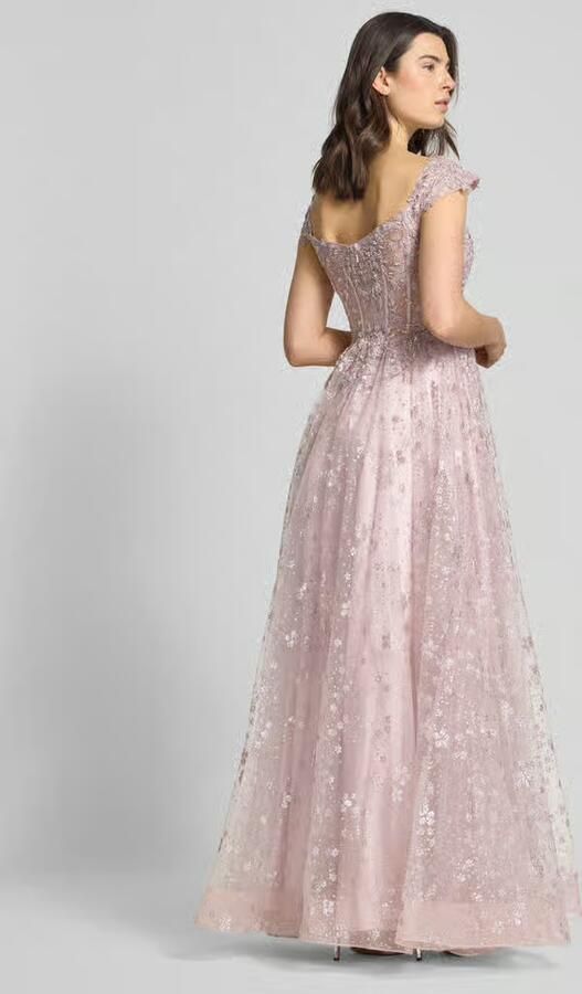 Unique Glanzende Avondjurk van tule met Stitchings - Foto 3