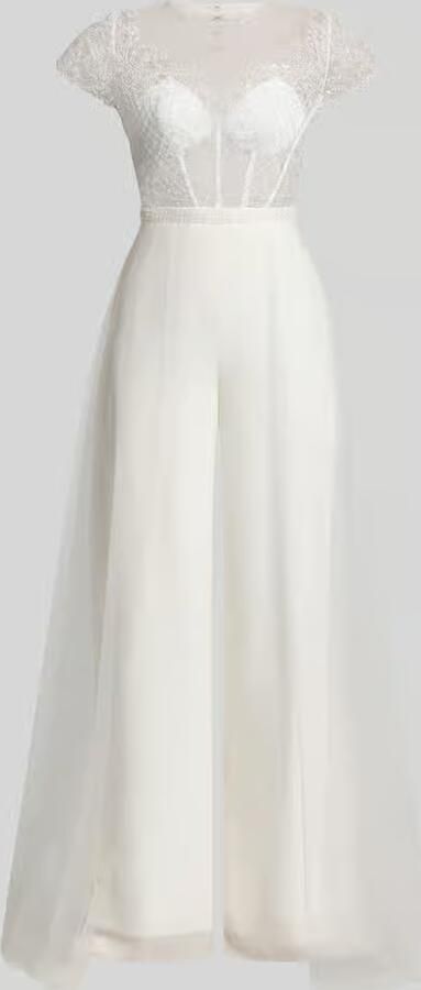 Unique Jumpsuit met parels en cut-out op de rug