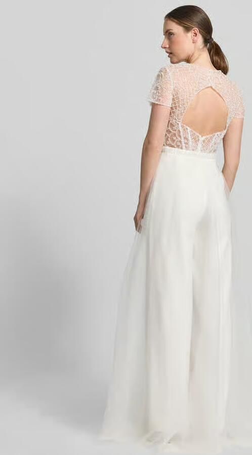 Unique Jumpsuit met parels en cut-out op de rug - Foto 2