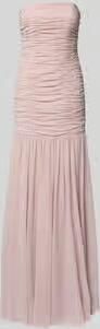Unique Maxi-jurk in off-shoulder-look met rimpelingen