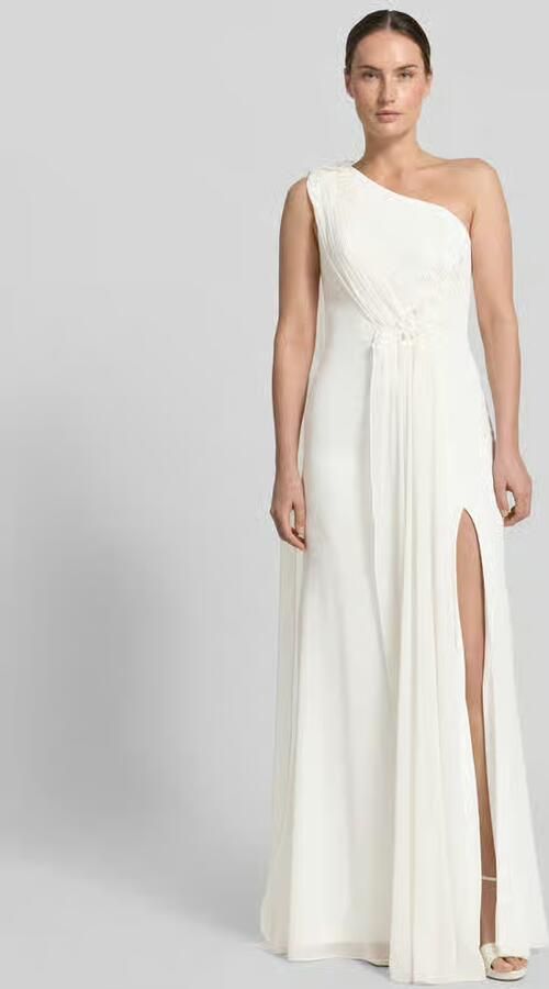 Unique maxi-jurk in one-shoulder look - Foto 3