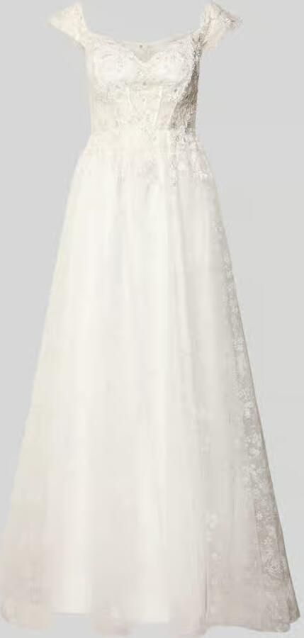 Unique Off shoulder-bruidsjurk met pailletten - Foto 2