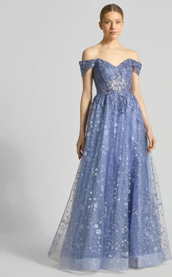 Unique maxi-jurk met stitchings en pailletten - Foto 2
