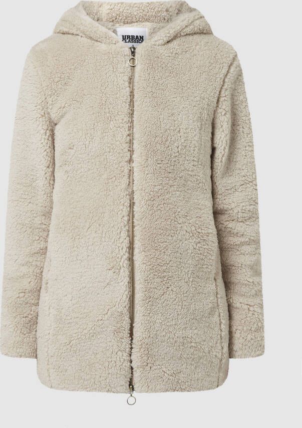 Urban Classics Jas met teddybont