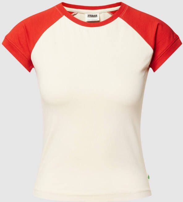 Urban Classics T-shirt met raglanmouwen model 'Ladies'