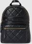 Valentino by Mario Valentino Zwarte Polyethyleen Rugzak met Verstelbare Banden Black Unisex - Thumbnail 1