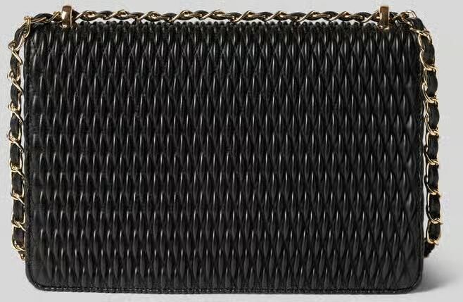 Valentino by Mario Valentino Schoudertas met Ketting in Zwart Polyethyleen Black Dames