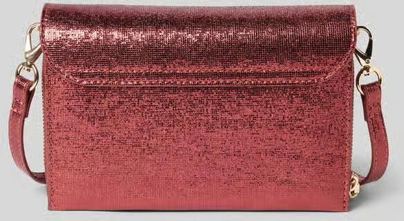 Valentino Bags Glanzende handtas met labelapplicatie model 'EMBER'