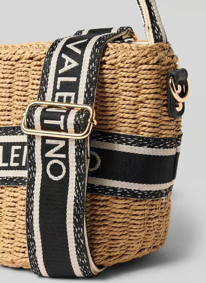 Valentino Bags raffia handtas Boho naturel zwart - Foto 4