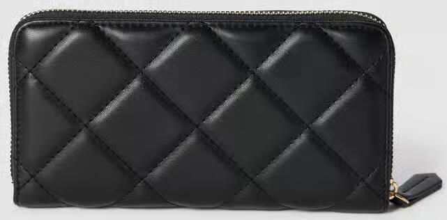Valentino by Mario Valentino Zwarte Portemonnee met Rits en Contrasterende Details Black Dames - Foto 2