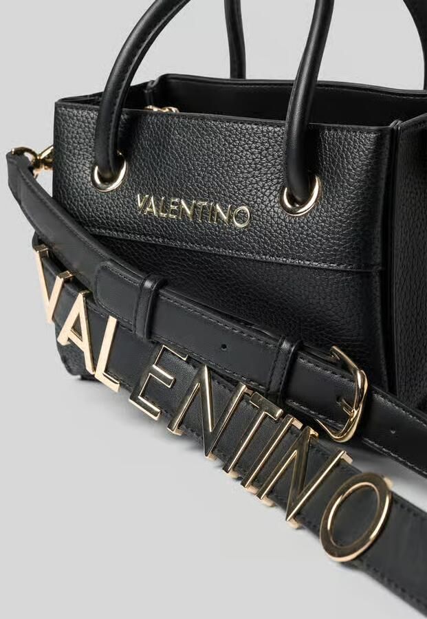 Valentino by Mario Valentino Zwarte polyethyleen handtas met meerdere compartimenten Black Dames - Foto 2